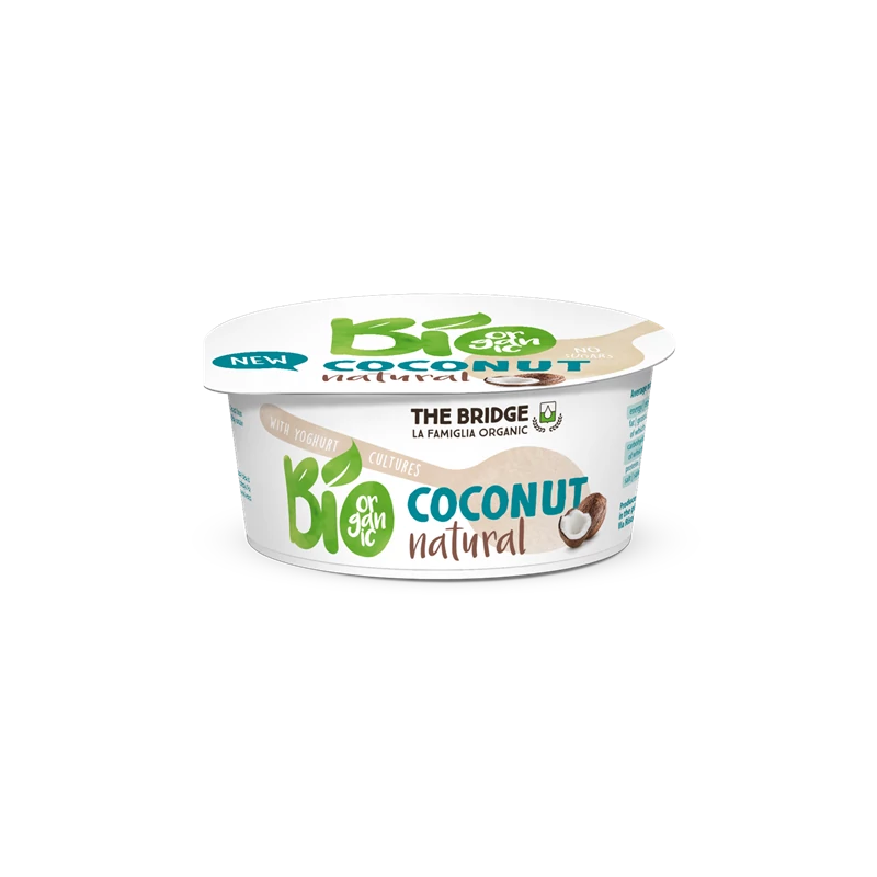 The Bridge Bio Natúr kókuszjoghurt, 125 g