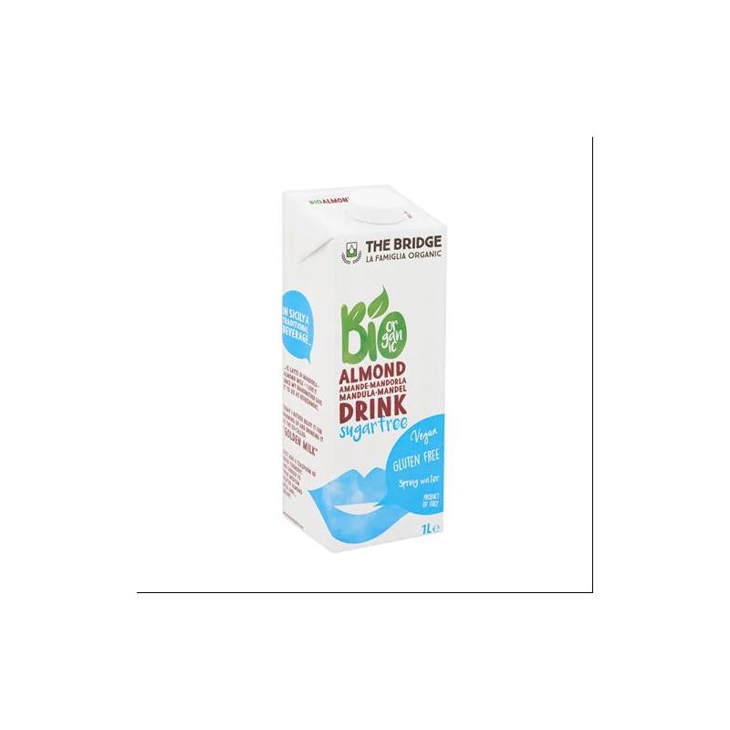 The Bridge Bio Mandulaital 3%, cukormentes, 1000 ml (gluténmentes) (UHT)