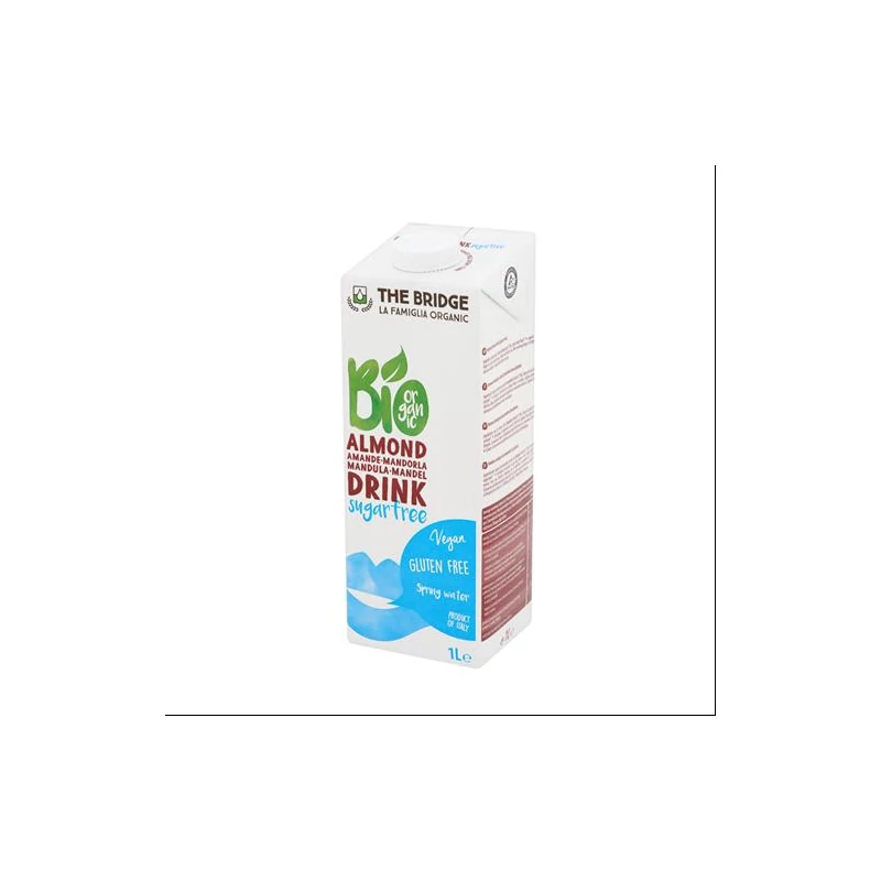 The Bridge Bio Mandulaital 3%, cukormentes, 1000 ml (gluténmentes) (UHT)