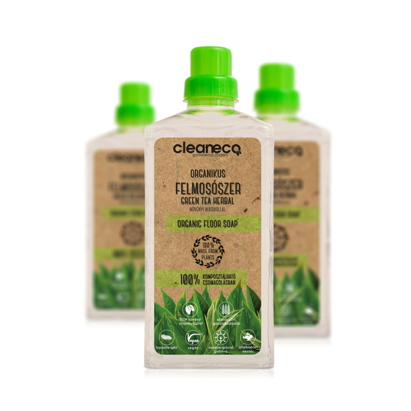 Cleaneco Organikus felmosószer - green tea herbal illat 1l