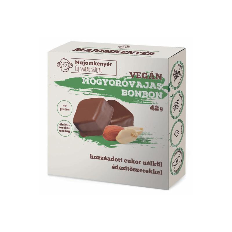 Majomkenyér Mogyoróvajas vegán bonbon
