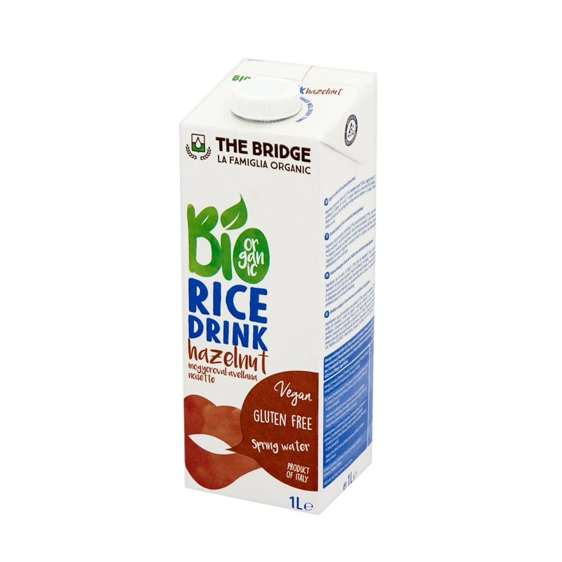 The Bridge Bio Mogyorós rizsital, 1000 ml (gluténmentes) (UHT)