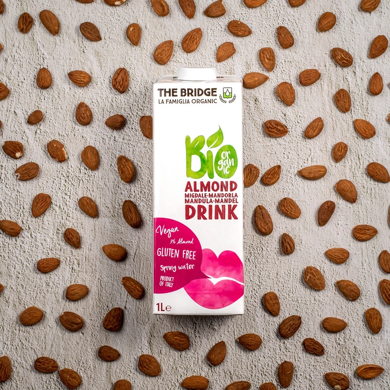 The Bridge Bio Mandulaital  3%, 1000 ml (gluténmentes) (UHT)