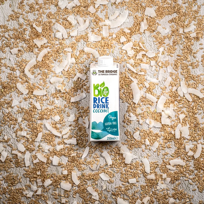 The Bridge Bio Kókuszos rizsital, 250 ml (gluténmentes) (UHT)